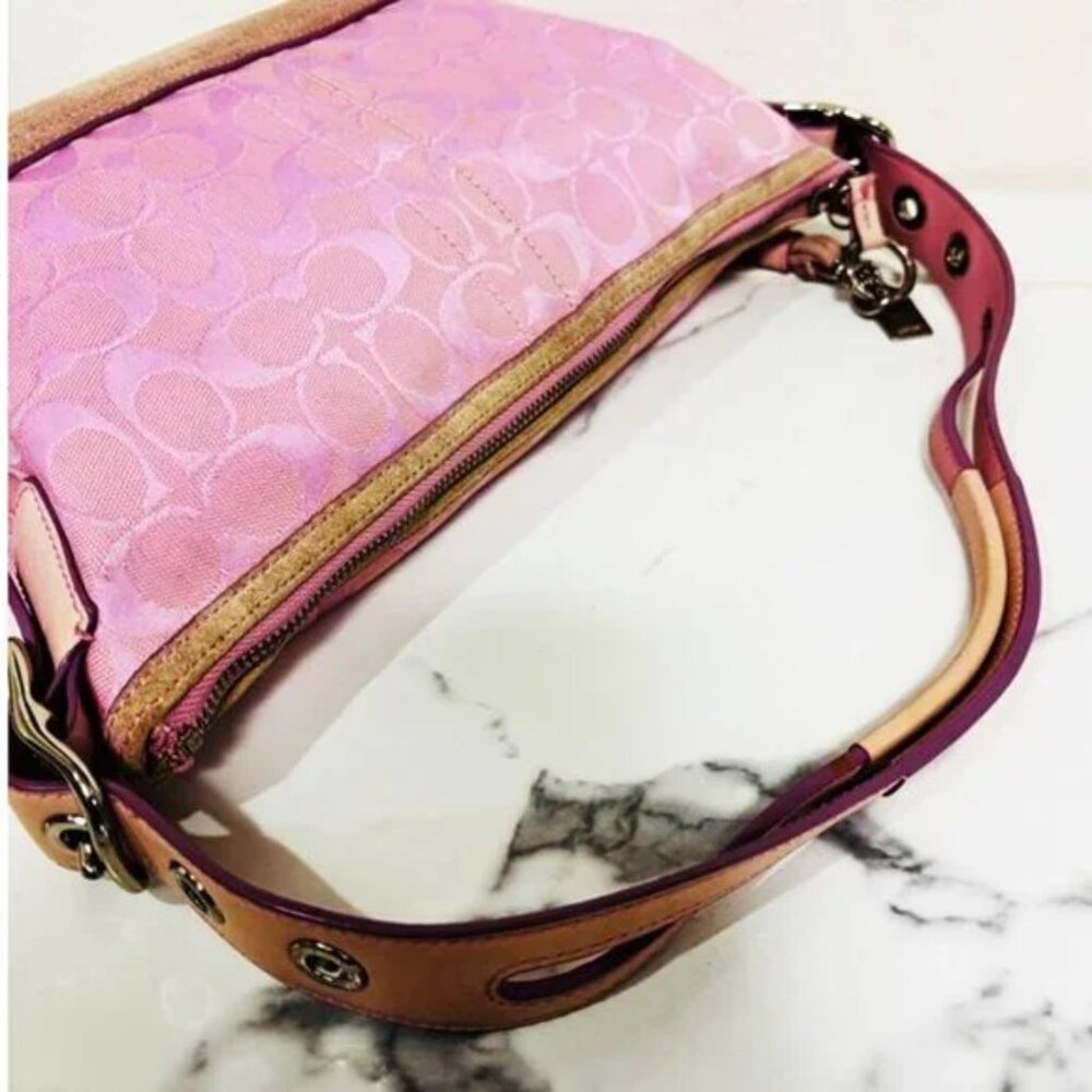 Very*RARE* COACH Y2K Soho Hobo PINK Bag - Picture 9 of 10